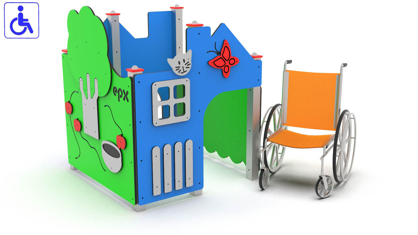 EPX-EDU-060i Integracyjny Domek z kotkiem - Miniaturka